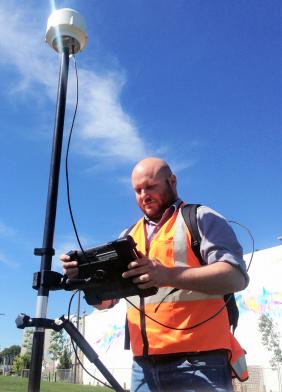 Orbica location data specialist Andy Holt trials SBAS equipment